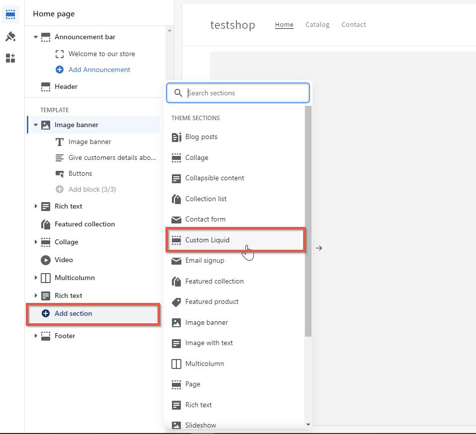 Add social media feed on Shopify step 8