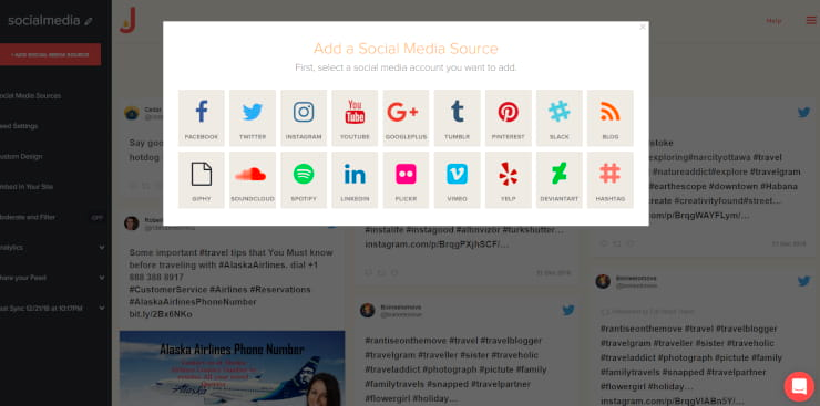 Click on “Add Source” and select “YouTube”